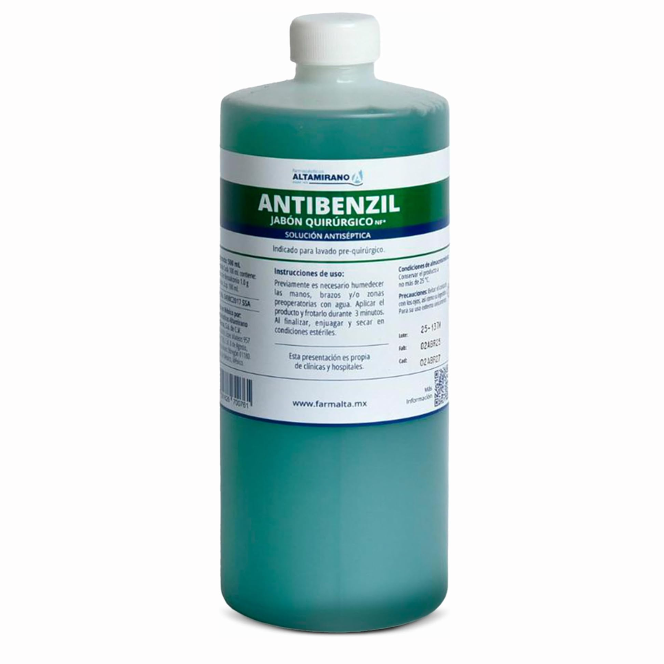 ANTIBENZIL JABÓN QUIRÚRGICO 500 ML