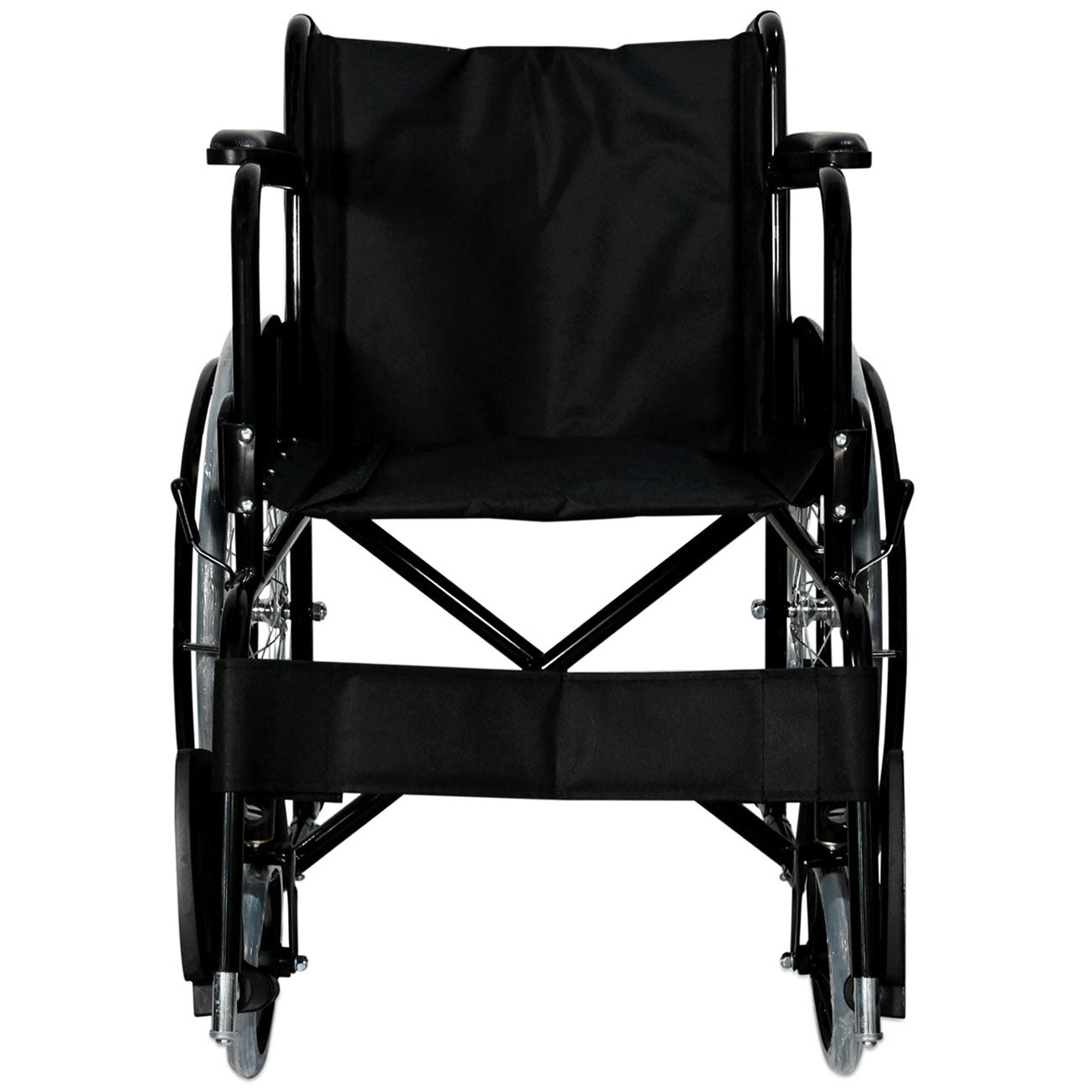 Mobicare Silla de Ruedas Adultos Plegable Ligera Llanta Todo Terreno Cómoda Freno de Mano