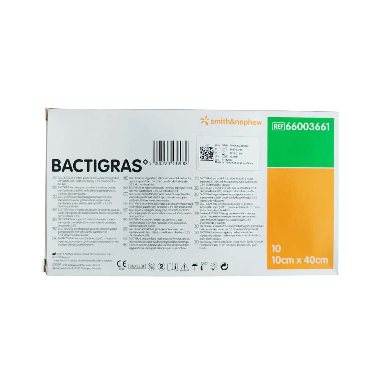 BACTIGRAS GASA PARAFINADA