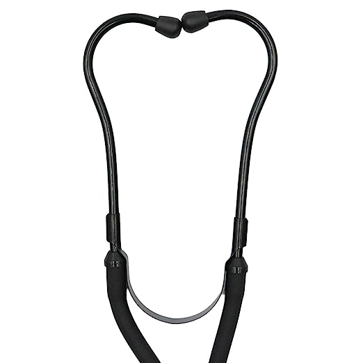 Estetoscopio Rappaport 2 Mangueras Campana Duplex / Negro Ninja