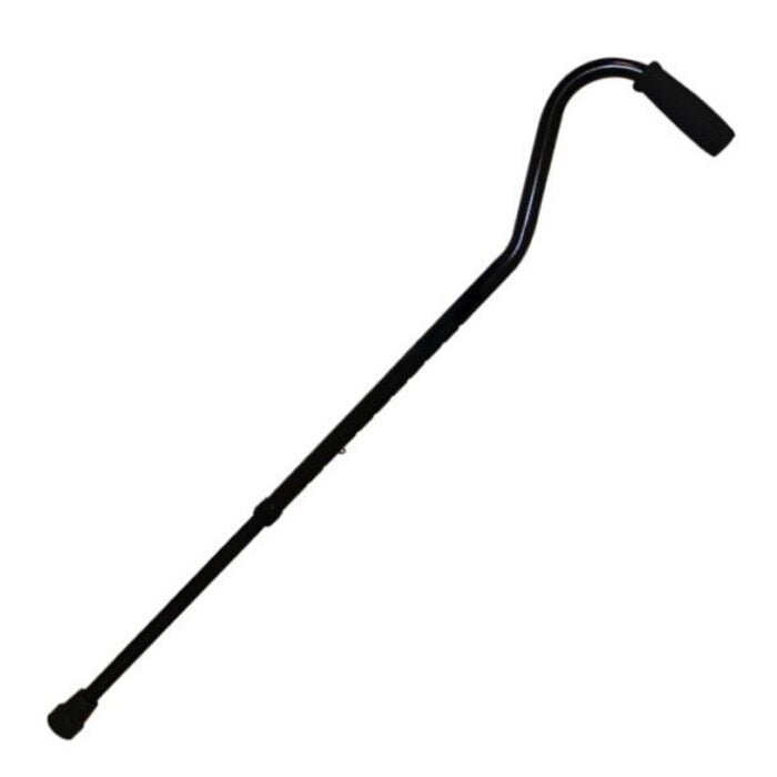 Bastón Ortopédico Cuello Ganso Negro / Super Confort