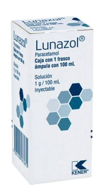 PARACETAMOL INY 1G/100 ML I.V. (LUNAZOL)