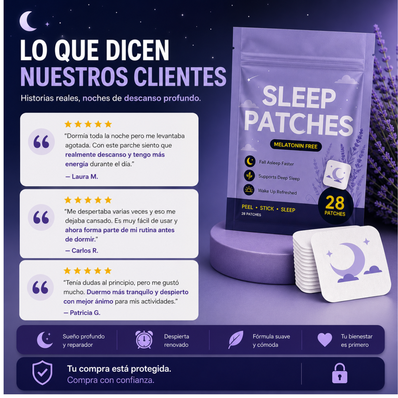 PARCHES PARA SUEÑO PROFUNDO