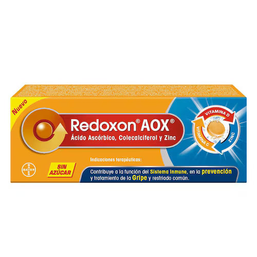 REDOXON AOX 1000/10MG 10 TAB EFERV (ACIDO ASCORBIDOCOLECALCIFEROLZINC)