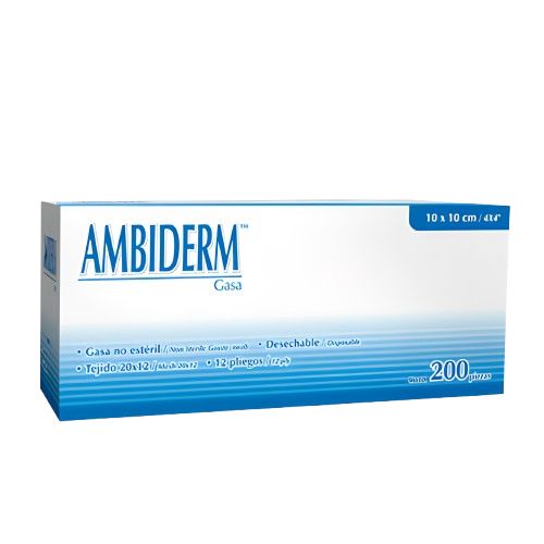 GASA DESECHABLE AMBIDERM NO ESTÉRIL 10X10 CM