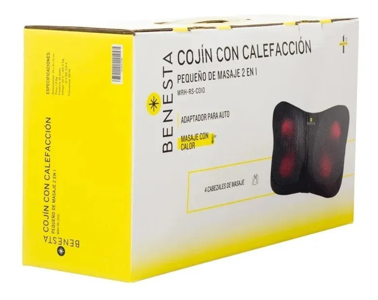 COJIN C/CALEFACCION Y MASAJE P/COMPRESION Y PULSACION