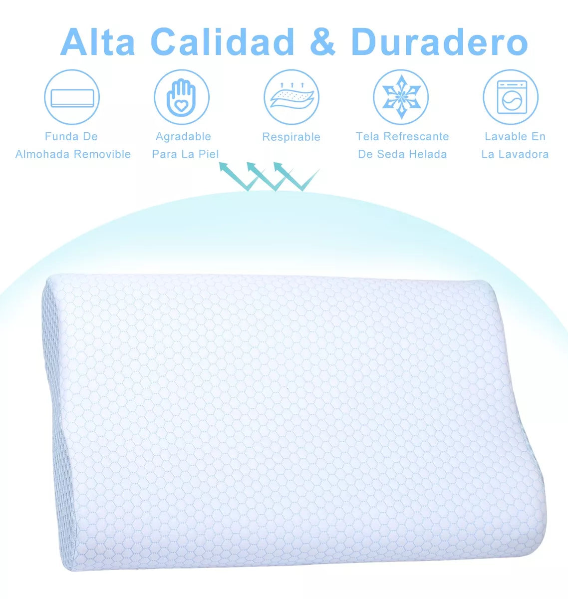 ALMOHADA CERV MEM FOAM STD