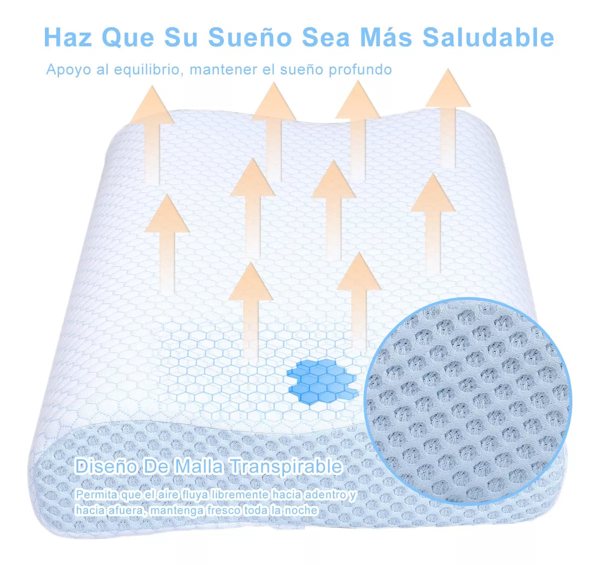 ALMOHADA CERV MEM FOAM STD