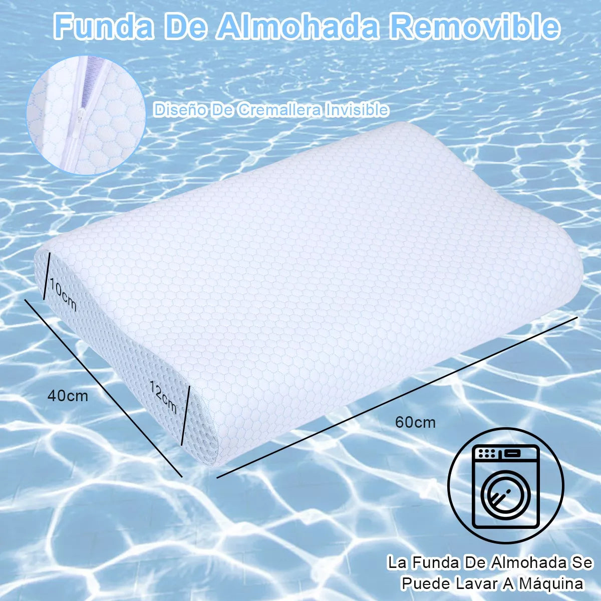 ALMOHADA CERV MEM FOAM STD