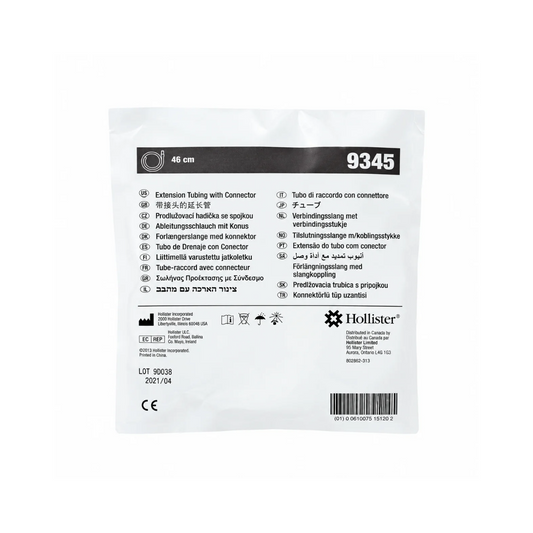 Tubo 9345 de Drenaje Con Conector Sin Látex 46 cm