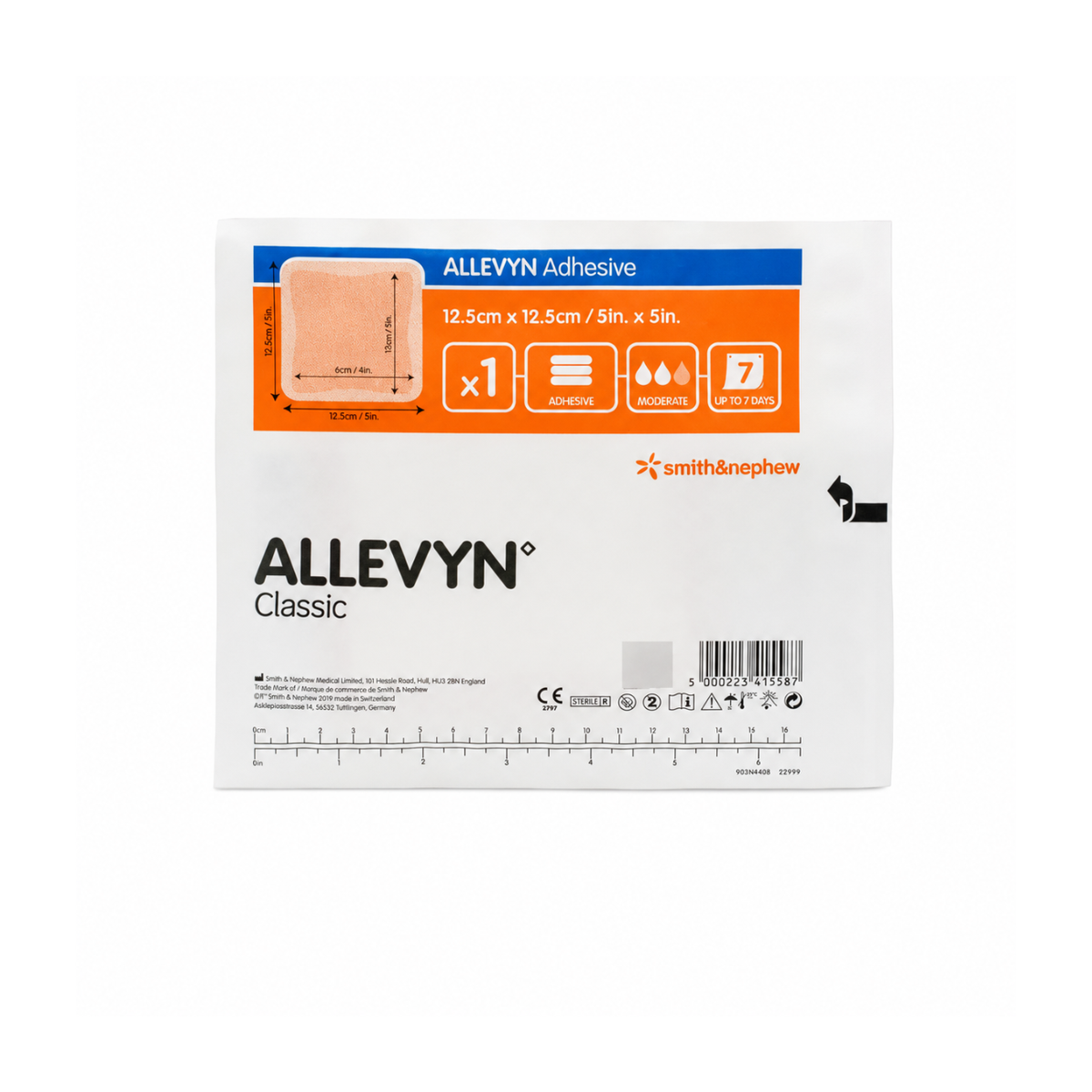 ALLEVYN ADHESIVO 12.5x12.5CM 66000044