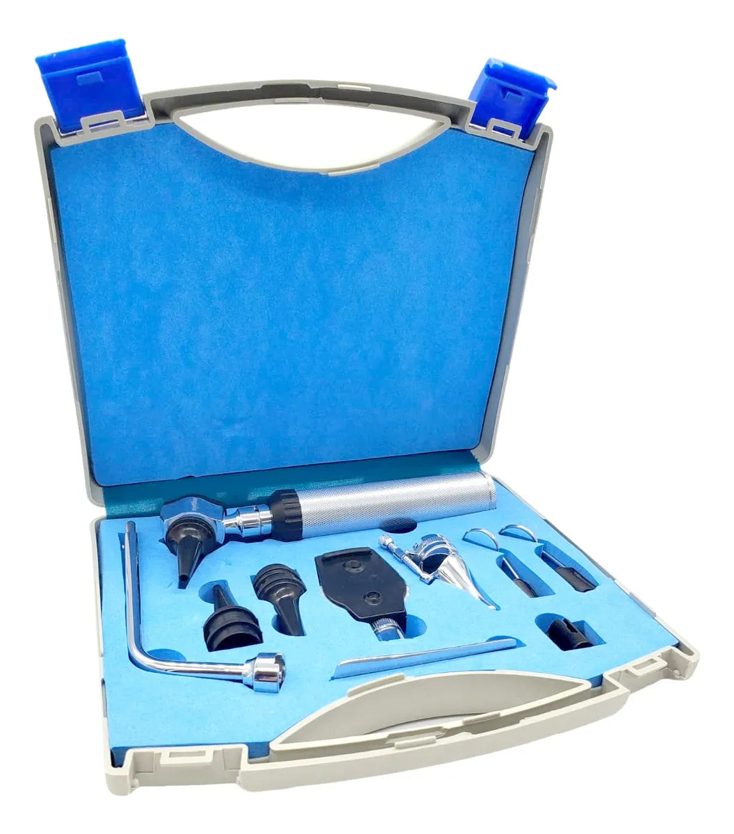 ESTUCHE DIAGNOSTICO LUZ LED FIBRA OPTICA