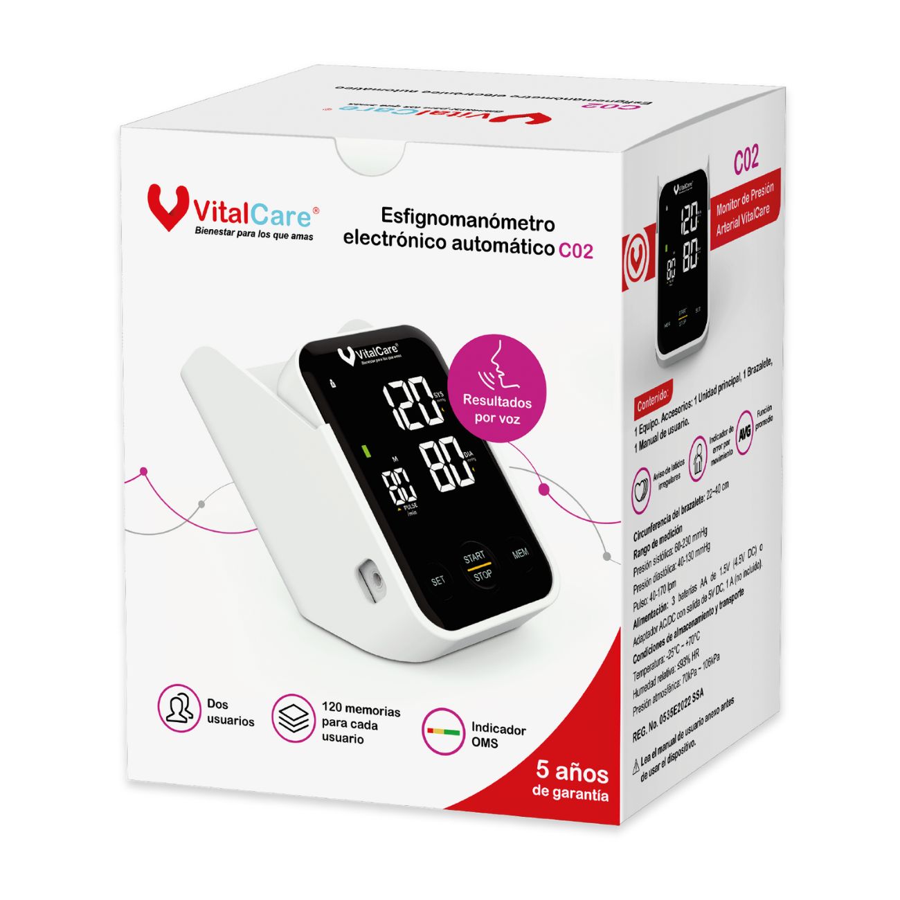 BAUMANOMETRO DIG/BRAZO MULTIUSUARIO C/VOZ