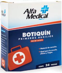 BOTIQUIN DE PRIMEROS AUXILIOS MEDIANO