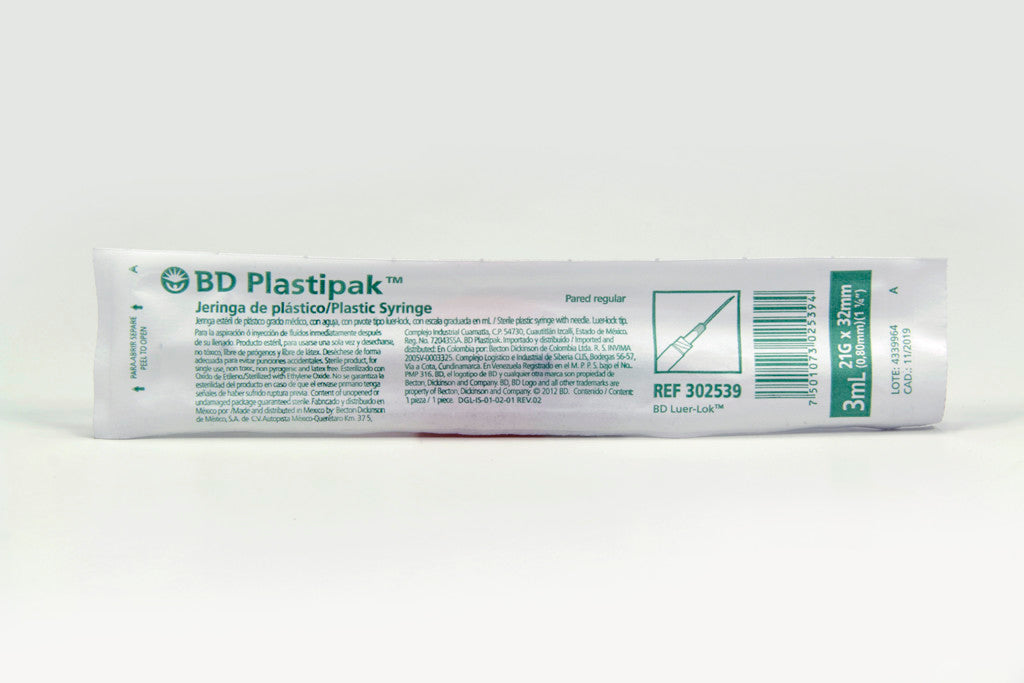 JERINGA 3 ML | MEDIDA: 21x32 / COLOR: VERDE