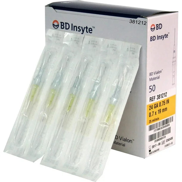 CATETER INSYTECATETER INSYTE | MEDIDA: 24x3/4 / COLOR: AMARILLO
