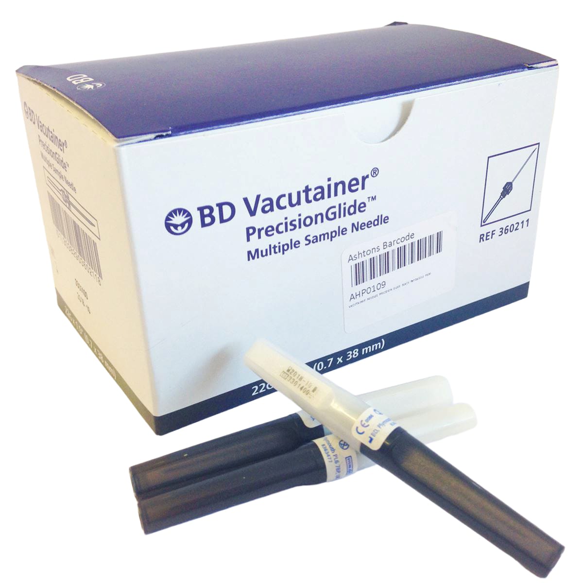 AGUJA VACUTAINER 22X38 NEGRA