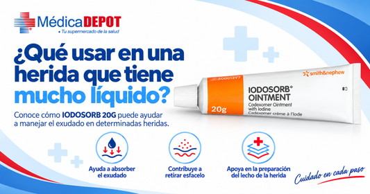 ¿Qué usar en una herida que tiene mucho líquido?
