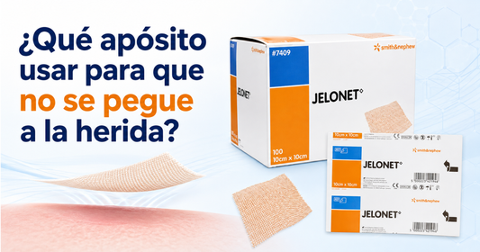 ¿Qué apósito usar para que no se pegue a la herida?