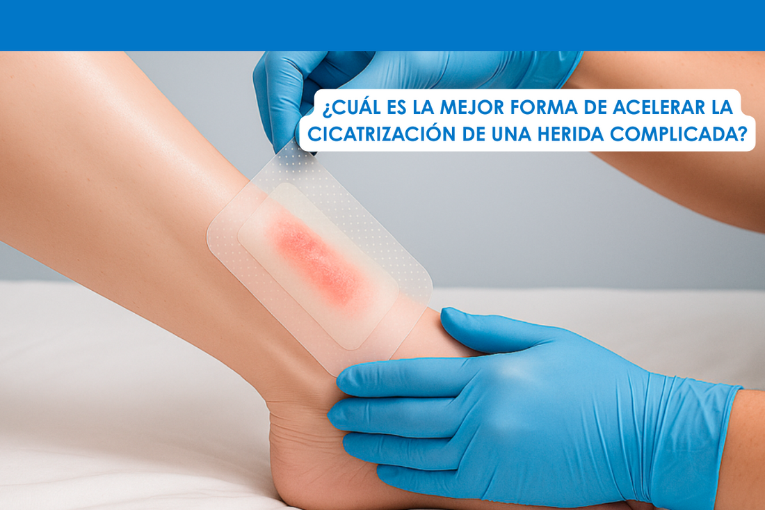 ¿Cuál es la mejor forma de acelerar la cicatrización de una herida complicada?