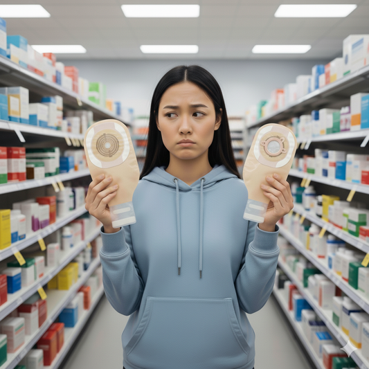 Sistema de una pieza vs. dos piezas en ostomía: cómo elegir el más adecuado.