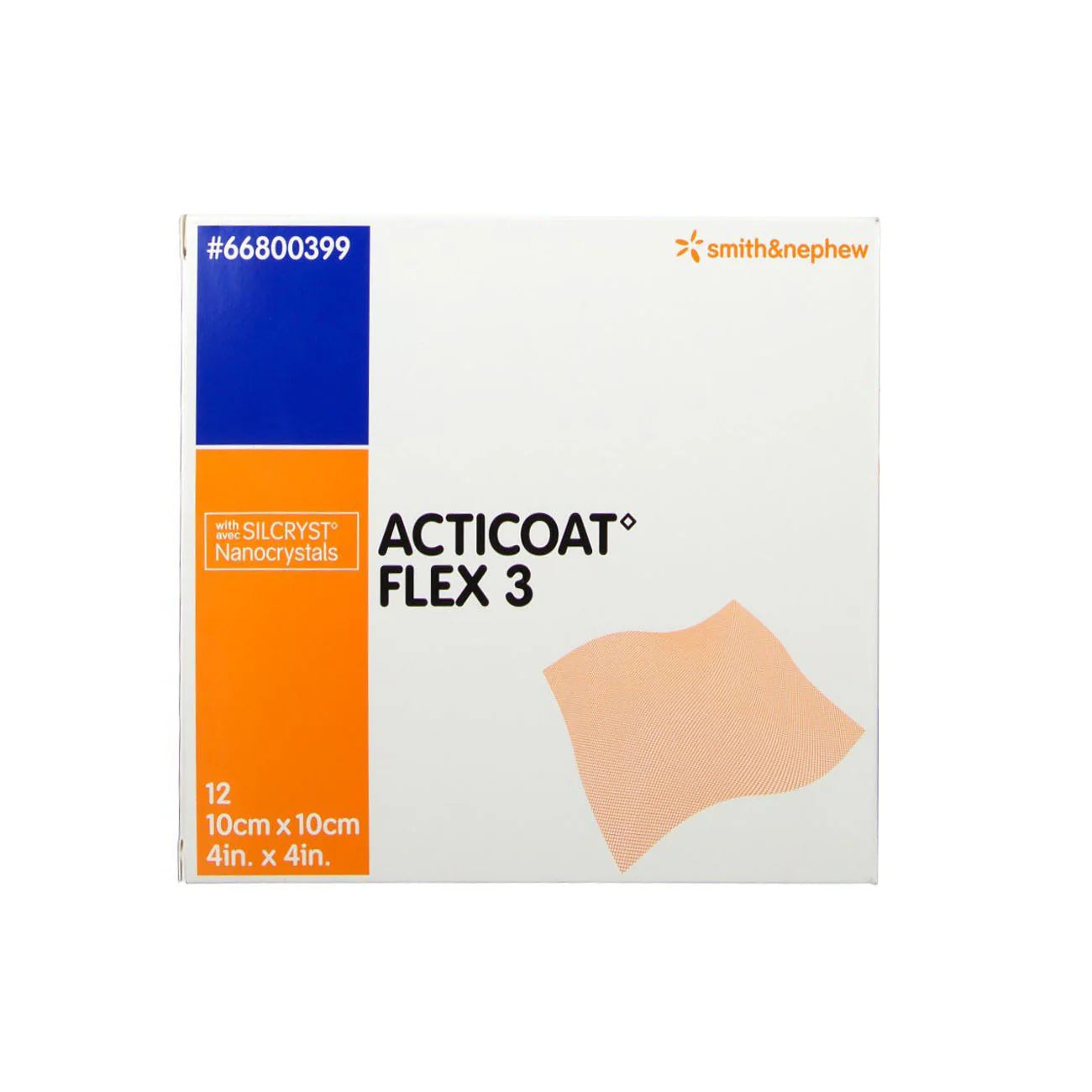 ACTICOAT FLEX 3 APOSITO ANTIMICROBIANA PLATA