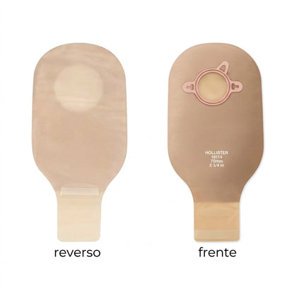 Bolsa 18114 De 2 Pzas Sin Filtro Con Cierre Aro: 70 mm Frente: Beige