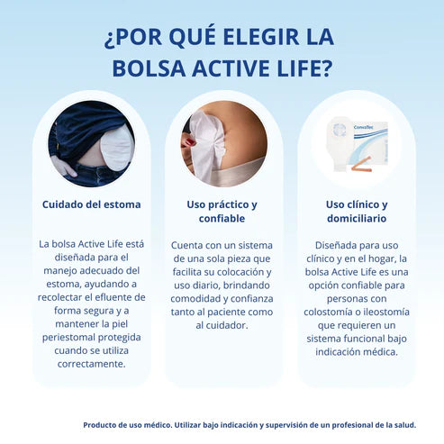BOLSA DE COLOSTOMIA ACTIVE LIFE REF 125371