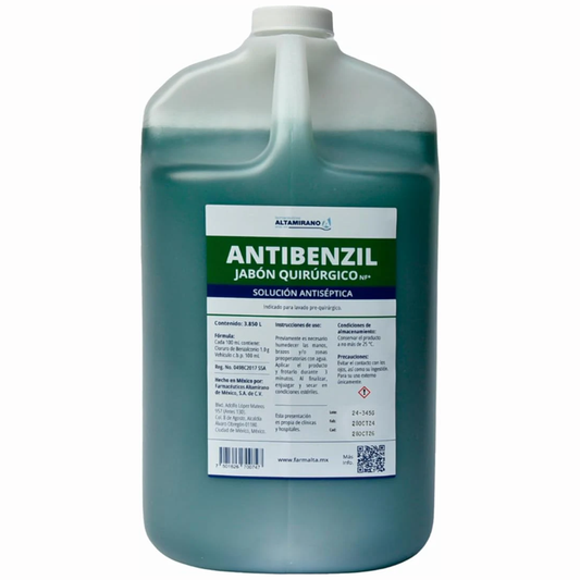 ANTIBENZIL JABÓN QUIRÚRGICO 3.85 L