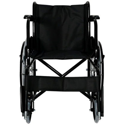 Mobicare Silla de Ruedas Adultos Plegable Ligera Llanta Todo Terreno Cómoda Freno de Mano