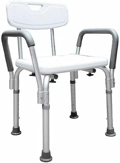 Silla Ducha Plegable con Descansabrazos Abatible Super Confort