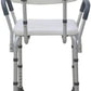 Silla Ducha Plegable con Descansabrazos Abatible Super Confort