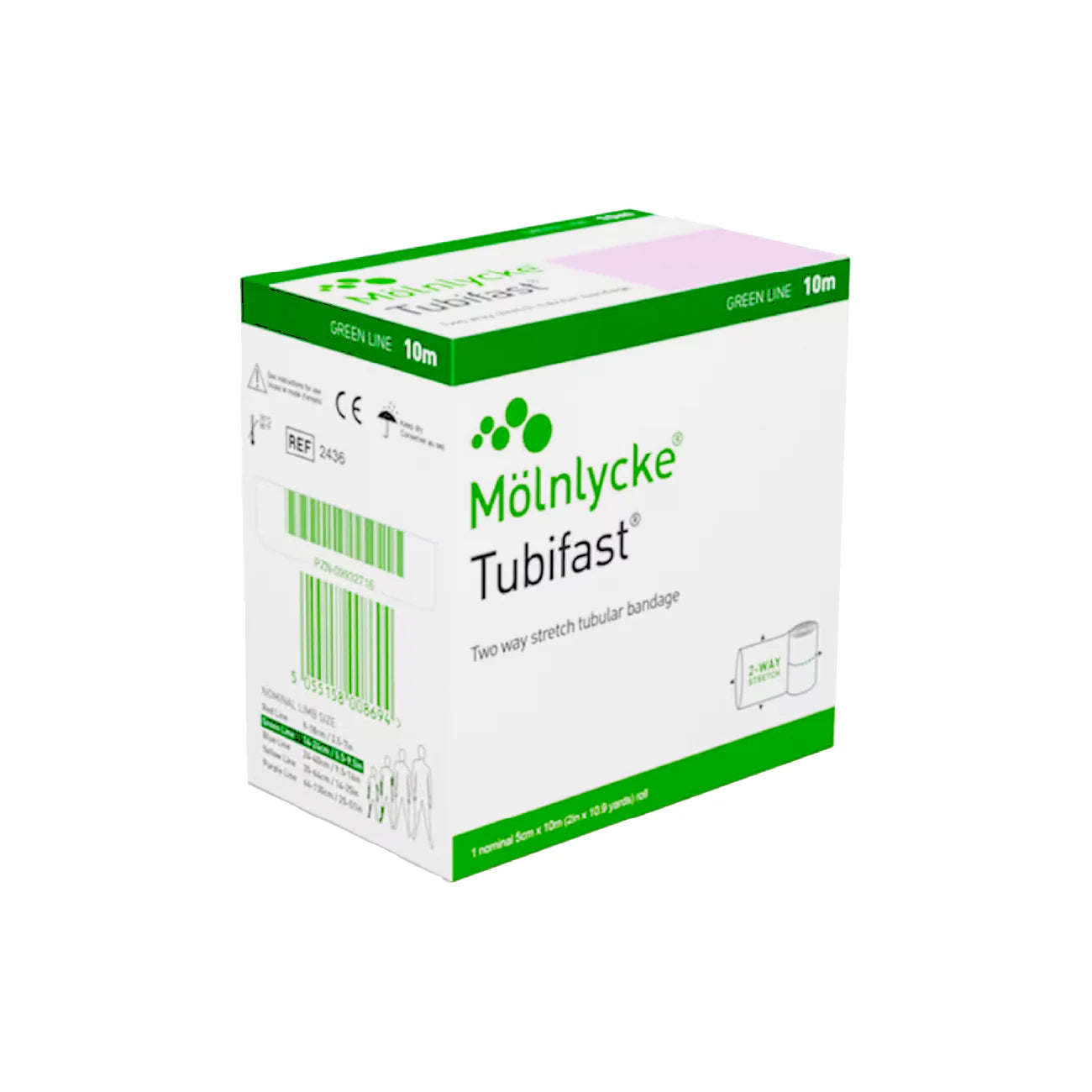 TUBIFAST 10M GREEN 2 WAY