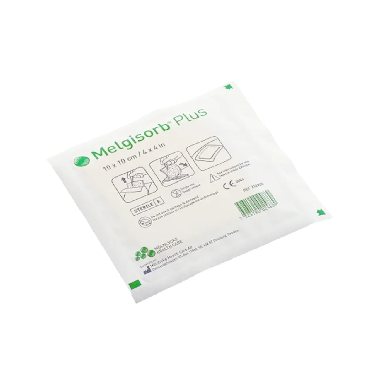 MELGISORB PLUS 10X10CM