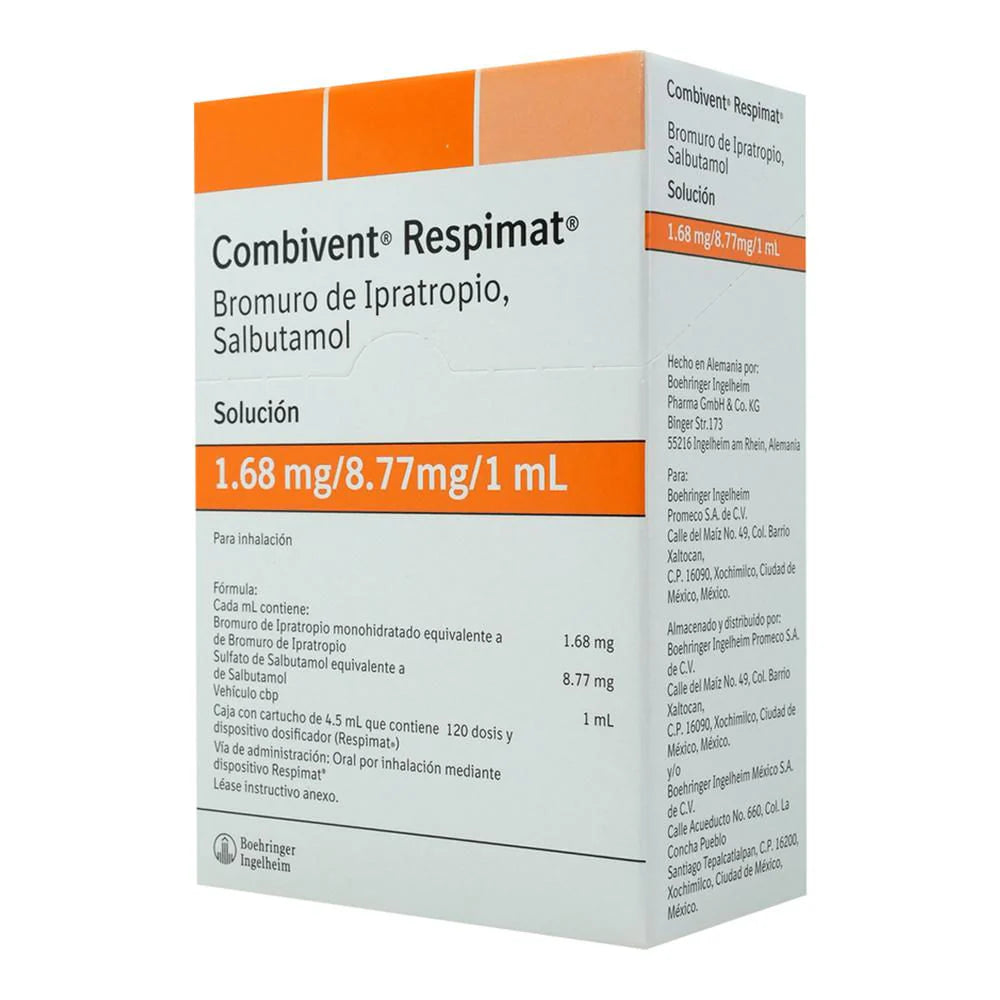 COMBIVENT RESPIMAT INHALADOR 1.68 MG
