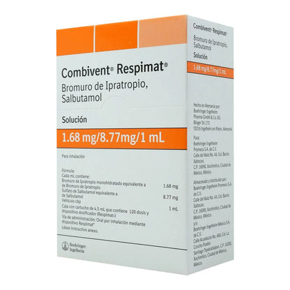 COMBIVENT RESPIMAT INHALADOR 1.68 MG