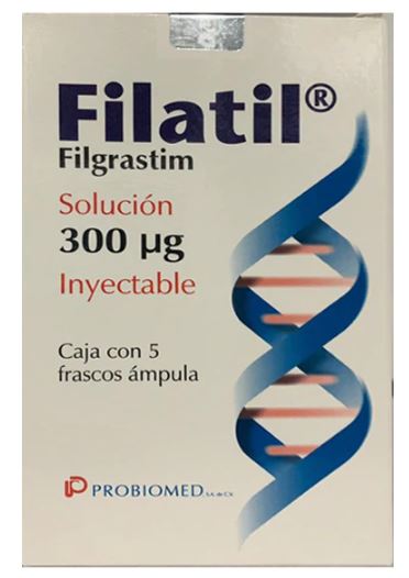 FILGASTRIM INY 300 MCG C/5 AMP (FILATIL)(RF)