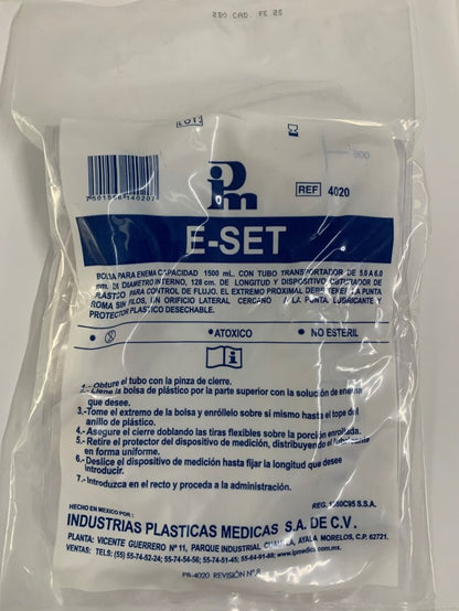 BOLSA PARA ENEMA 1500 ML 4020