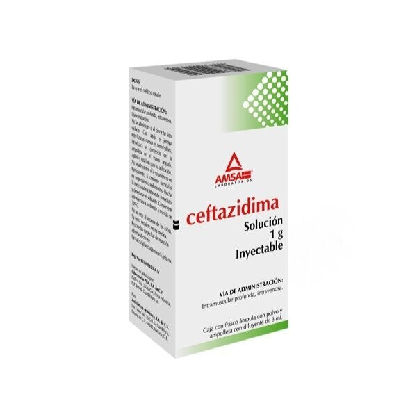 CEFTAZIDIMA 1G IV AMP GI