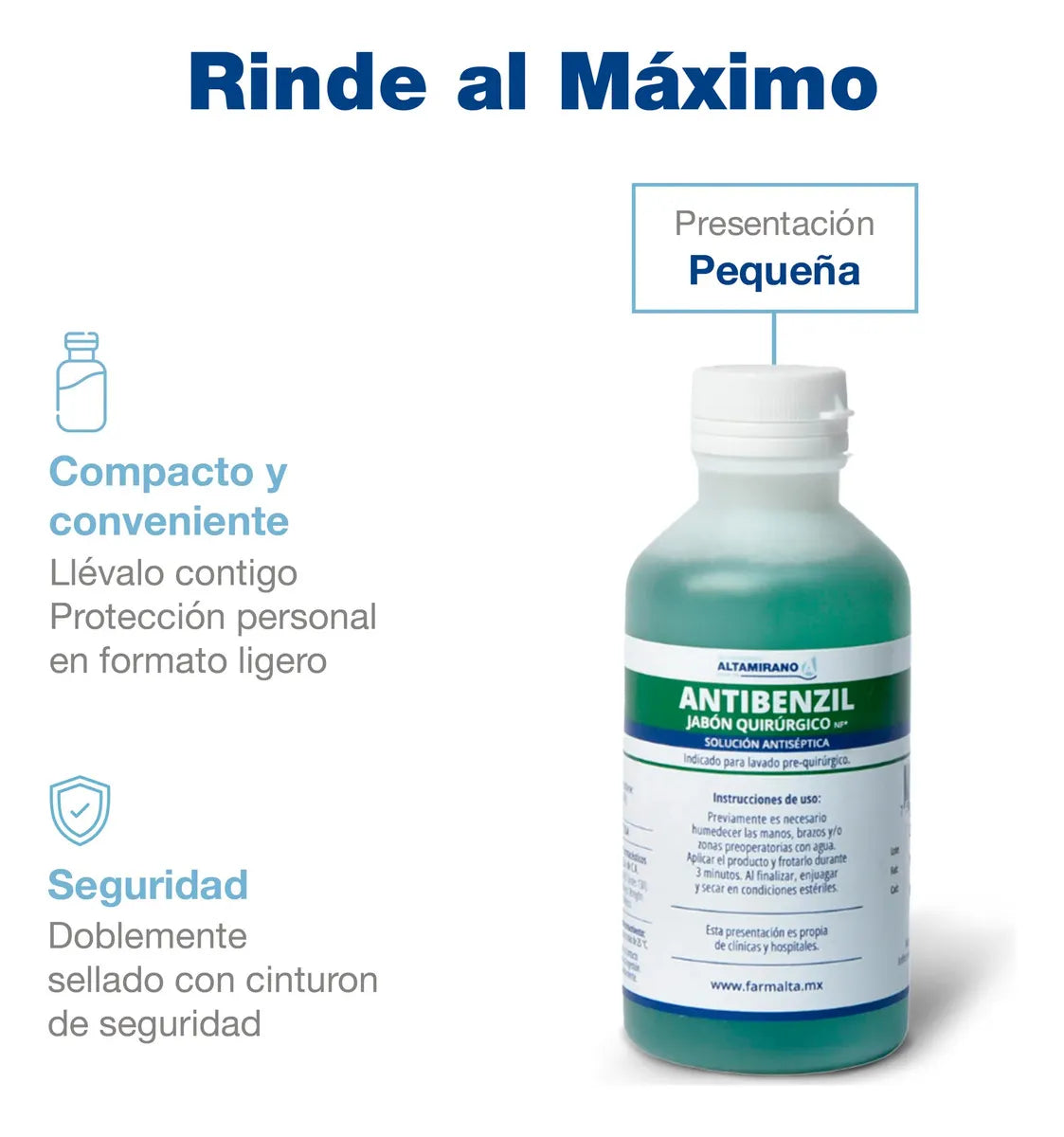 Antibenzil NF Jabón Quirúrgico Solución Antiséptica