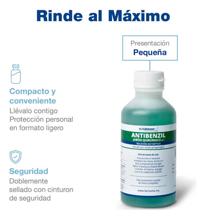Antibenzil NF Jabón Quirúrgico Solución Antiséptica