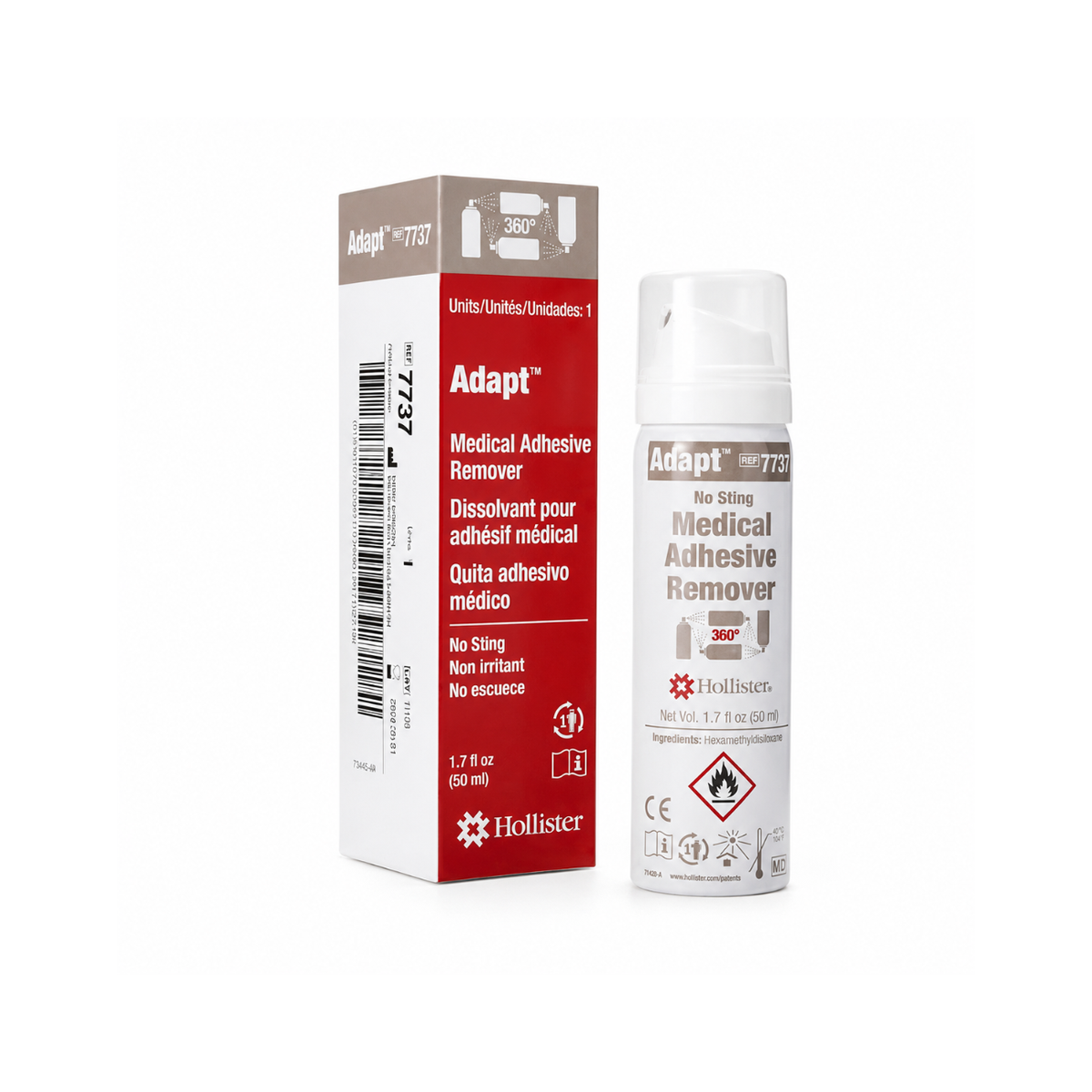 ADAPT SPRAY 50ML REMOVEDOR ADHESIVO SIN ALCOHOL 7737