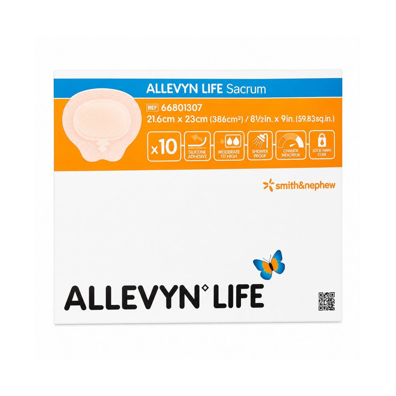 ALLEVYN LIFE SACRUM 21.6x23CM