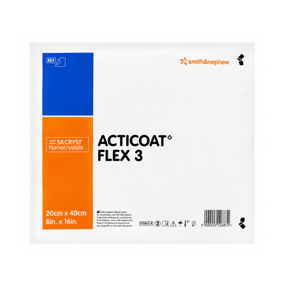 ACTICOAT FLEX 3 20x40CM CON PLATA NANOCRISTALINA