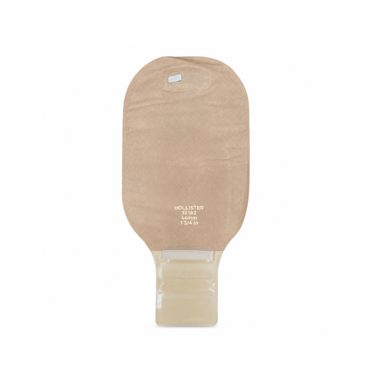 BOLSA COLOSTOMIA 18182 DE 2 PZAS NEW IMAGE CON FILTRO CON CIERRE ARO: 44mm FRENTE:BEIGE