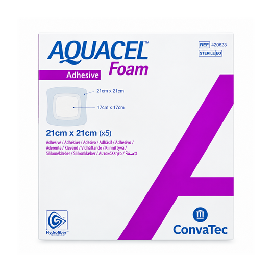 Aquacel Foam 20x17cm Apósito De Espuma Con Hydrofiber Sacro 420626