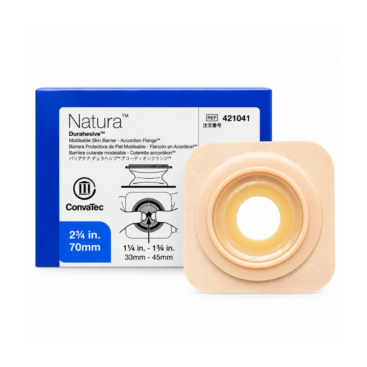 Barrera 421041 Moldeable Durahesive SUR-FIT Natura Aro 70 mm Abertura 33-45 mm
