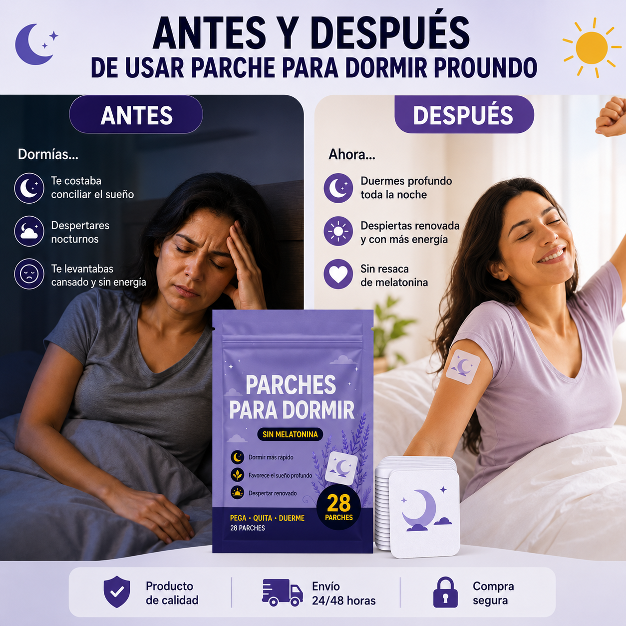PARCHES PARA SUEÑO PROFUNDO