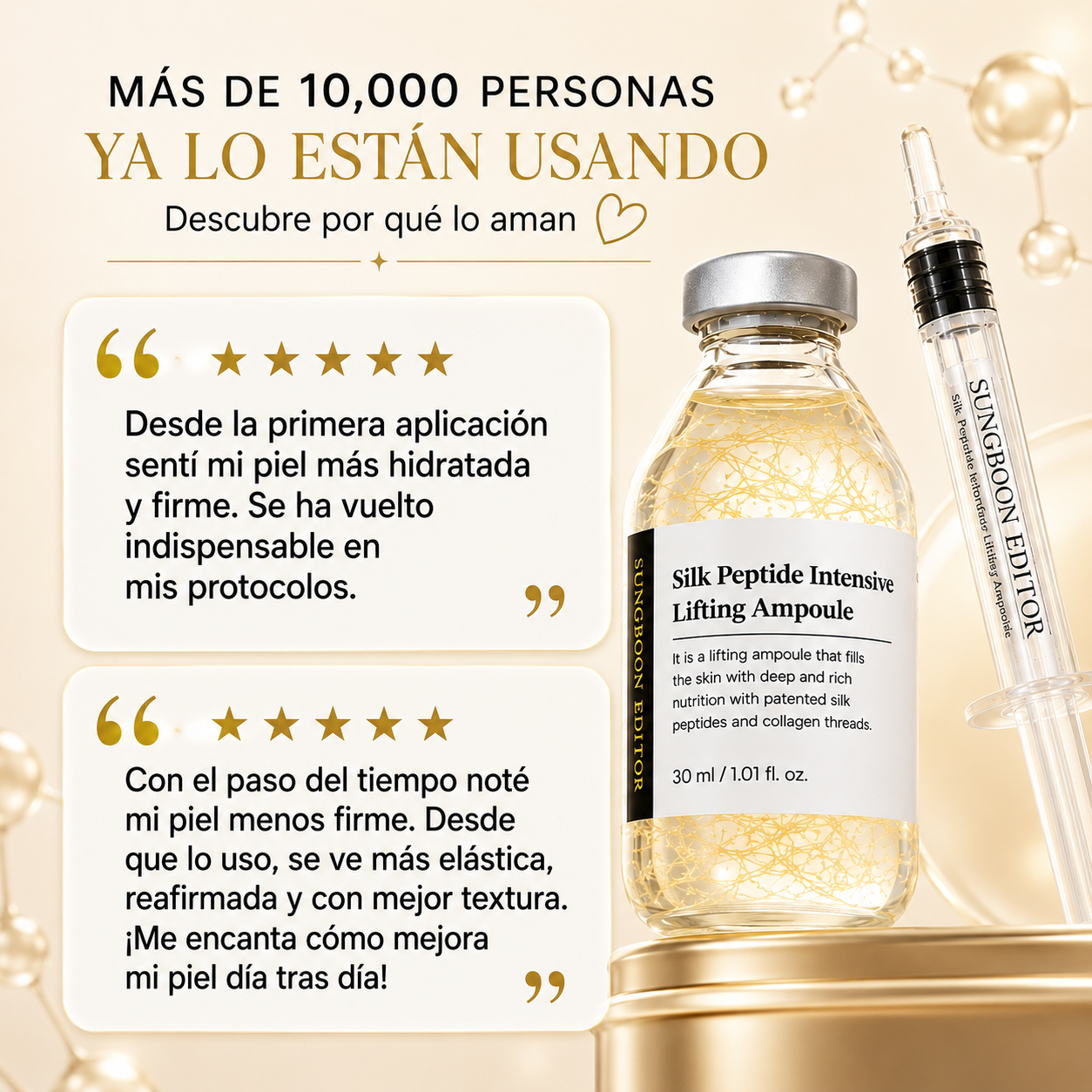 SÉRUM REAFIRMANTE CON PEPTIDOS