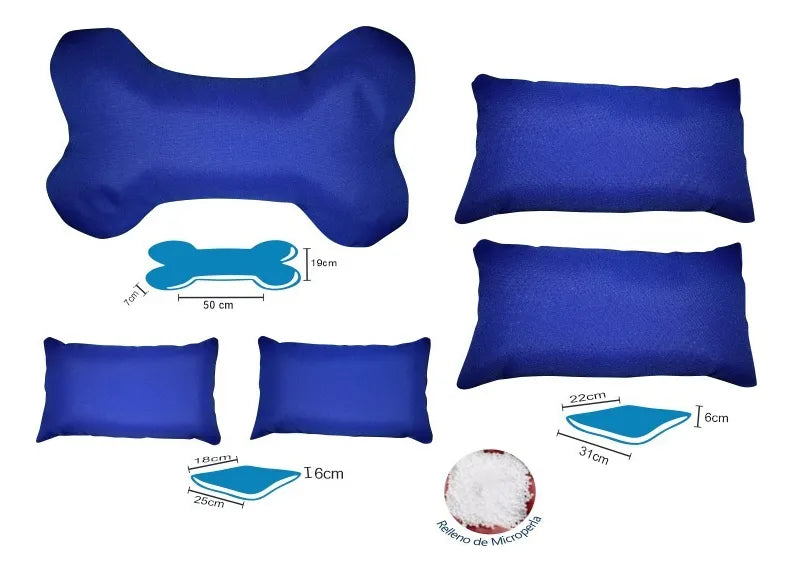 KIT ALMOHADAS ORTOPEDICAS 5 PZAS